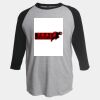 Unisex Fine Jersey Raglan T-Shirt Thumbnail