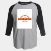 Unisex Fine Jersey Raglan T-Shirt Thumbnail