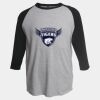 Unisex Fine Jersey Raglan T-Shirt Thumbnail