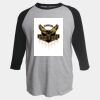 Unisex Fine Jersey Raglan T-Shirt Thumbnail