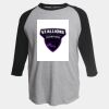 Unisex Fine Jersey Raglan T-Shirt Thumbnail