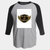 Unisex Fine Jersey Raglan T-Shirt Thumbnail