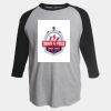 Unisex Fine Jersey Raglan T-Shirt Thumbnail