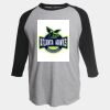 Unisex Fine Jersey Raglan T-Shirt Thumbnail