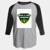 Unisex Fine Jersey Raglan T-Shirt Thumbnail