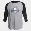Unisex Fine Jersey Raglan T-Shirt Thumbnail