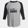 Unisex Fine Jersey Raglan T-Shirt Thumbnail