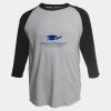 Unisex Fine Jersey Raglan T-Shirt Thumbnail