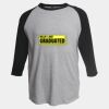 Unisex Fine Jersey Raglan T-Shirt Thumbnail