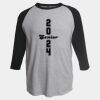 Unisex Fine Jersey Raglan T-Shirt Thumbnail