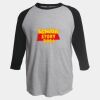 Unisex Fine Jersey Raglan T-Shirt Thumbnail