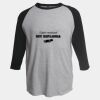 Unisex Fine Jersey Raglan T-Shirt Thumbnail