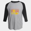 Unisex Fine Jersey Raglan T-Shirt Thumbnail