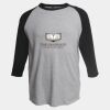 Unisex Fine Jersey Raglan T-Shirt Thumbnail