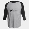 Unisex Fine Jersey Raglan T-Shirt Thumbnail
