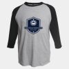 Unisex Fine Jersey Raglan T-Shirt Thumbnail