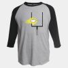 Unisex Fine Jersey Raglan T-Shirt Thumbnail