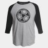 Unisex Fine Jersey Raglan T-Shirt Thumbnail