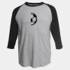 Unisex Fine Jersey Raglan T-Shirt Thumbnail