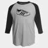 Unisex Fine Jersey Raglan T-Shirt Thumbnail